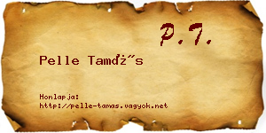 Pelle Tamás névjegykártya